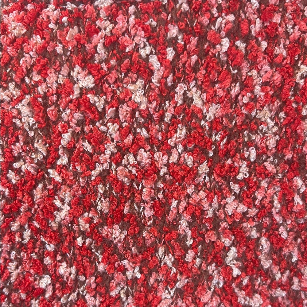 Women's Red beige and brown sweater - Picture 3 of 4